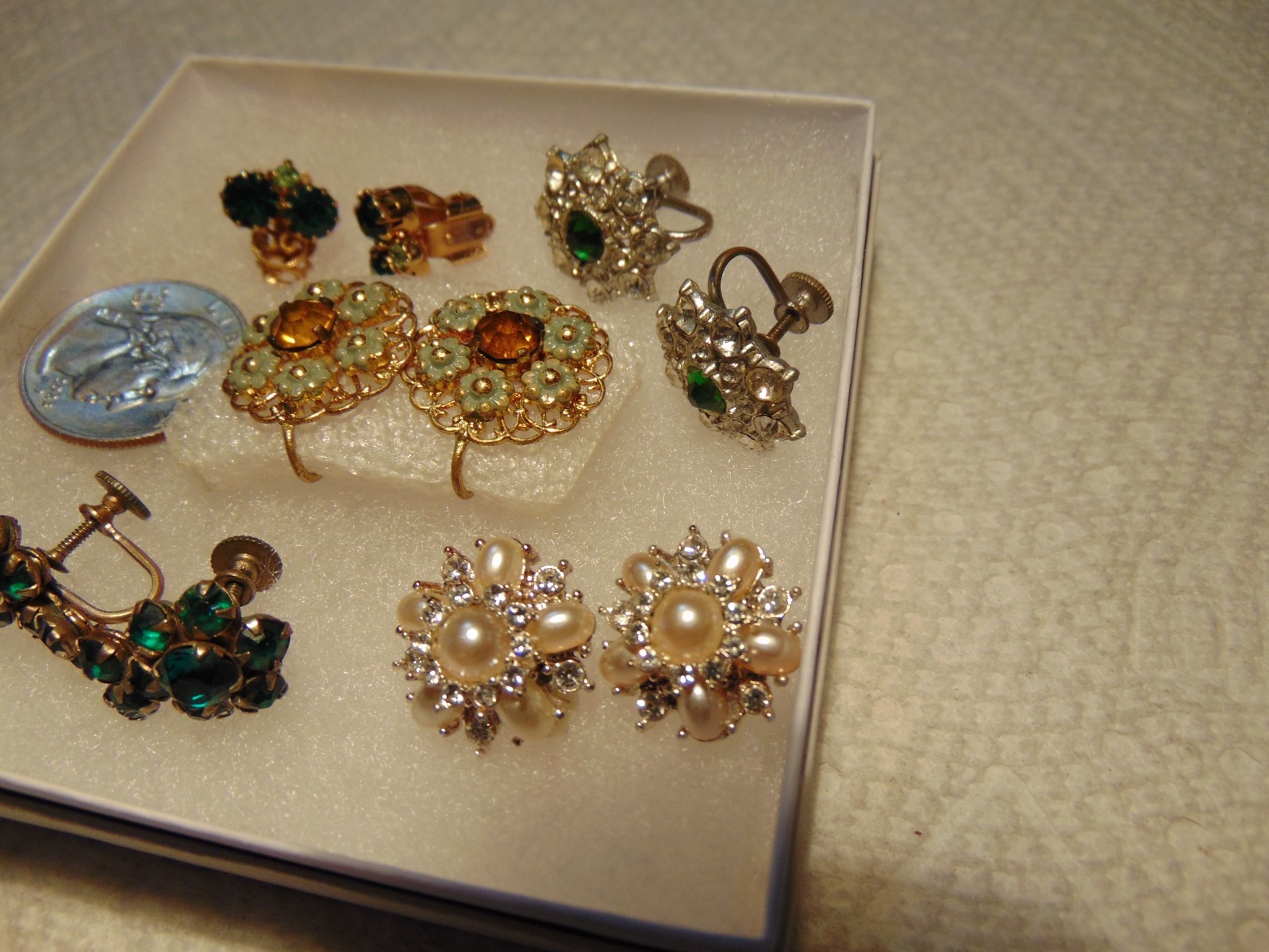 Vintage Costume Jewelry Lot, Great Condition, All Wearable, No Stones Missing