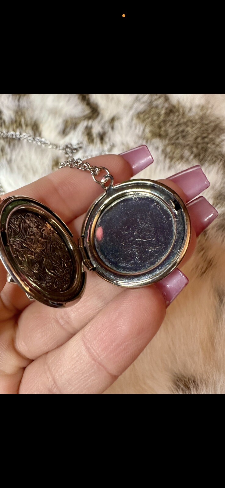 Sunflower Locket Necklace New Boho Country Western REN Fairy Vintage Silver Gift