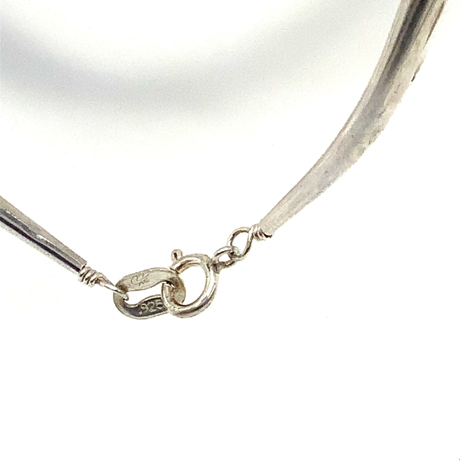 Vtg Signed 925 Carolyn Pollack Liquid Silver Multi Strand Design Necklace 20 1/4