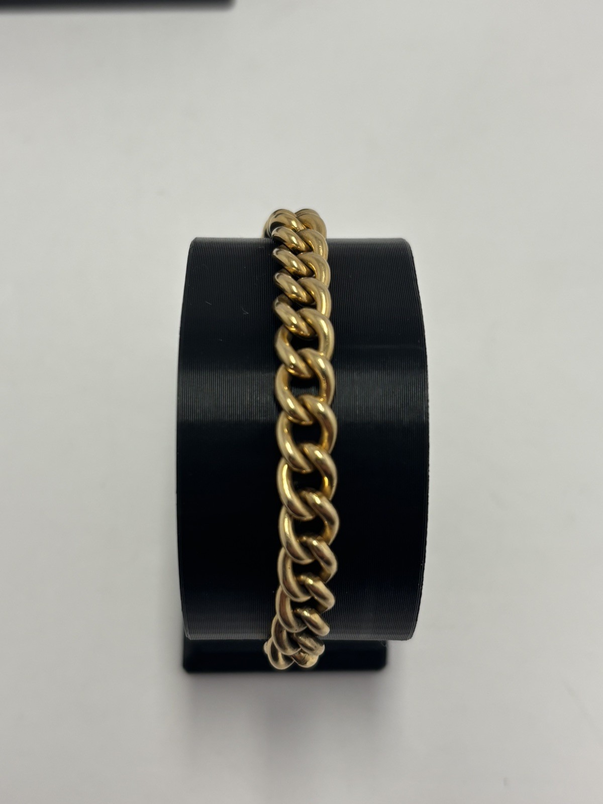 Chunky 1/20 12K GF Wide Link Tennis Bracelet 7-inch Vintage 19+g