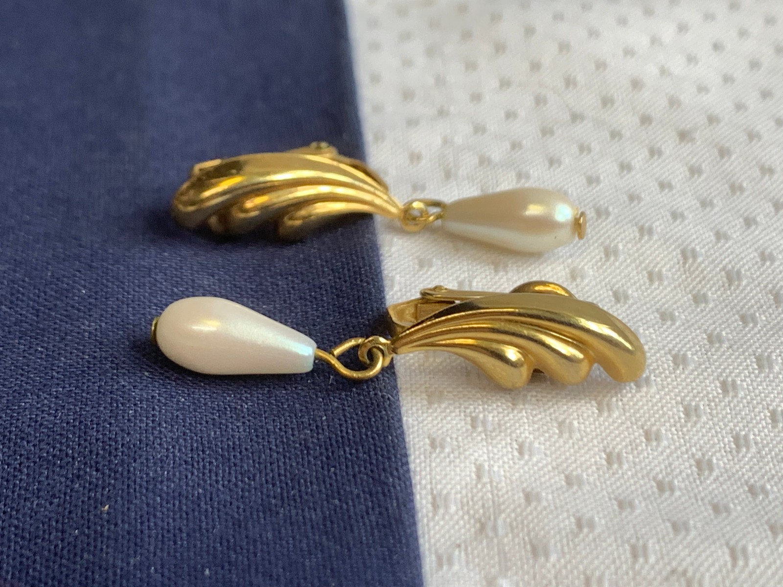 Vtg Clip-On Earring Lot Costume Jewelry Trifari Napier Avon Cloisonne Enamel
