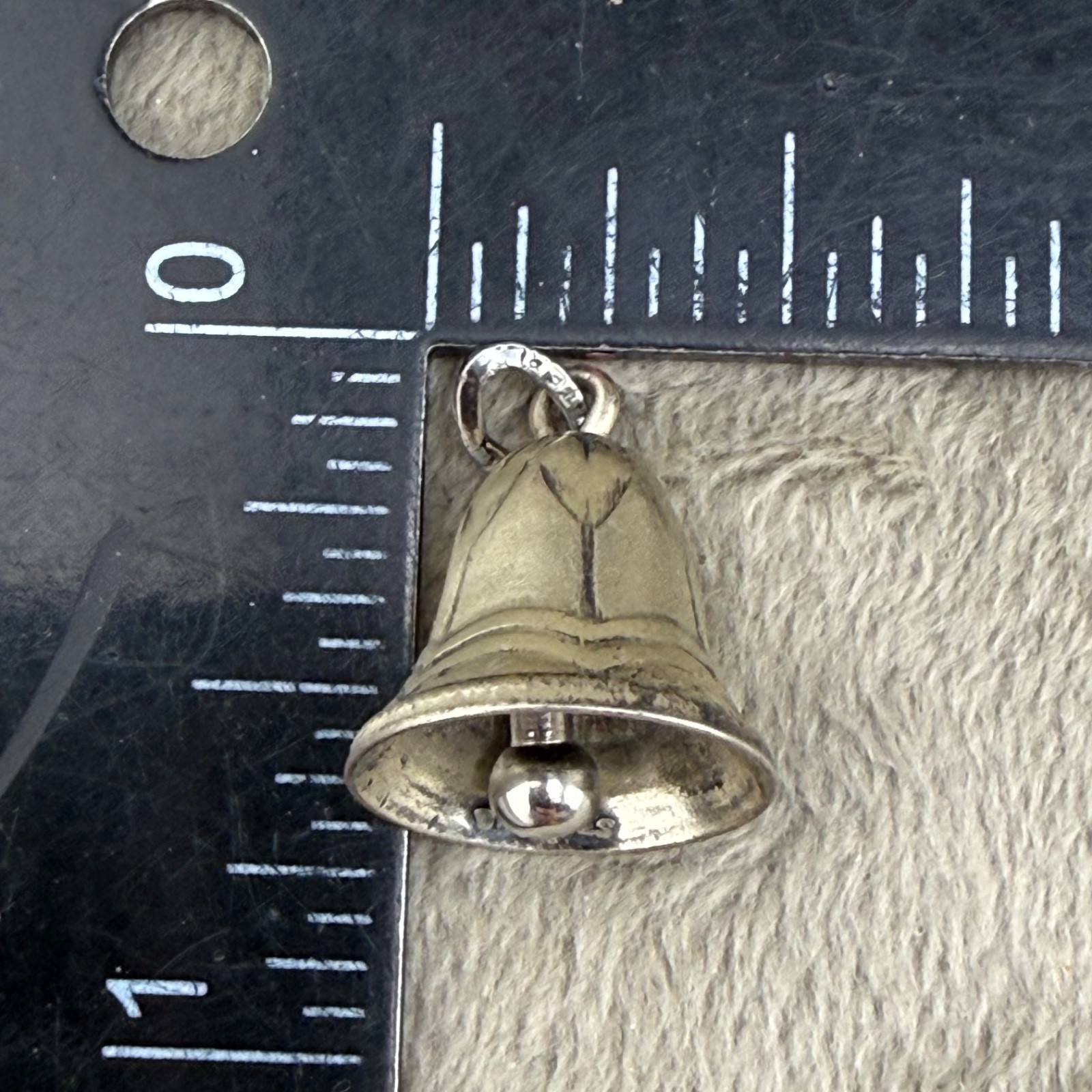 Vintage Sterling Silver Bell Charm Guardian