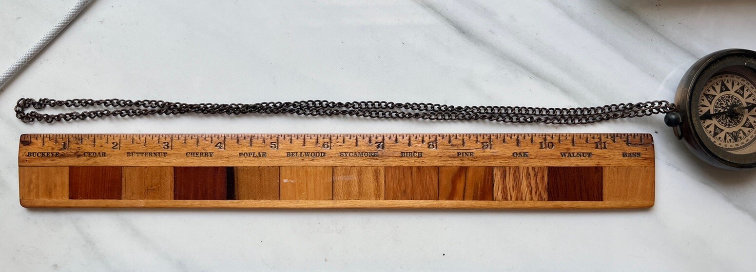 Henry Hughes London 1941 Compass Necklace -VR