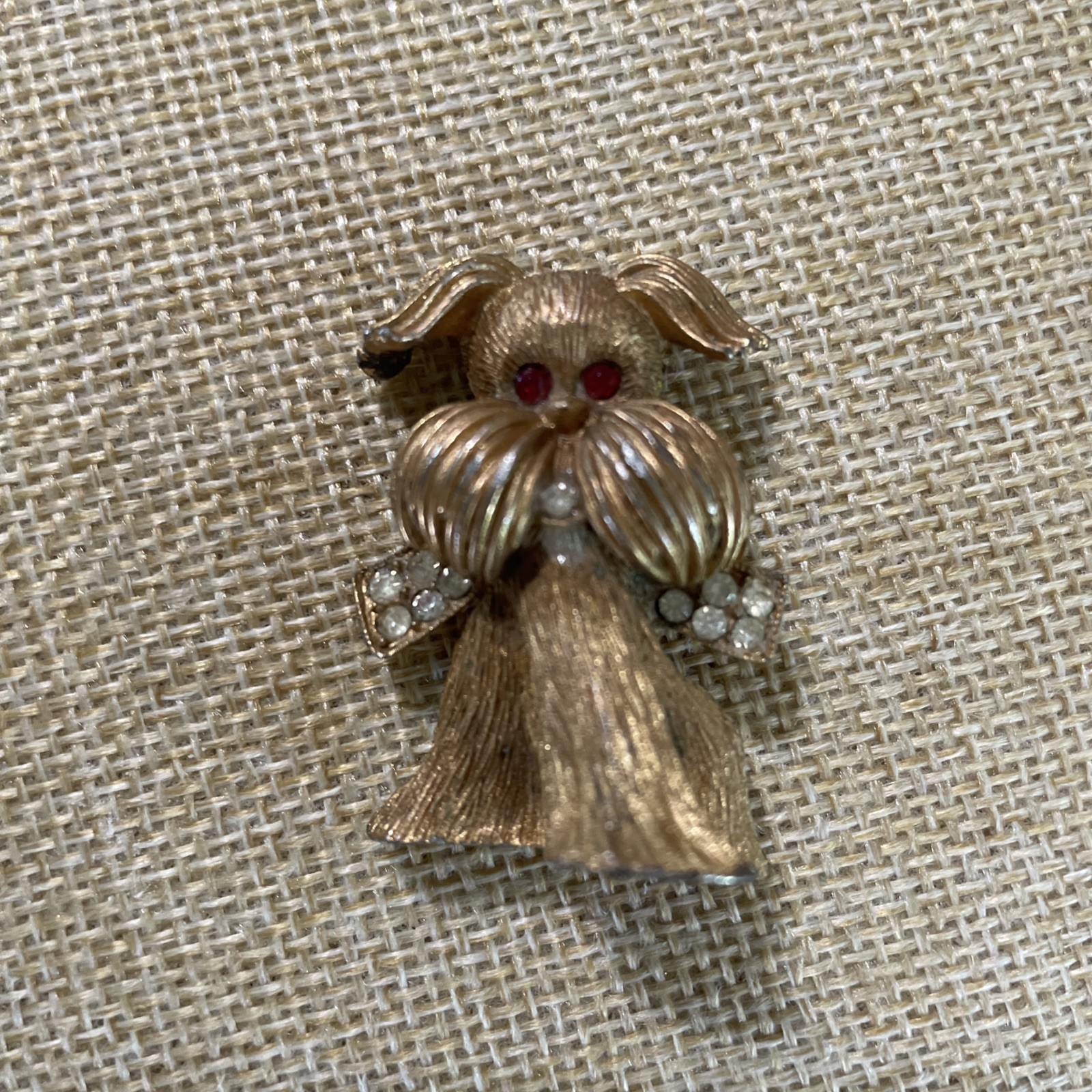 Vintage Marcel Boucher Style Pin TERRIER Dog Brooch
