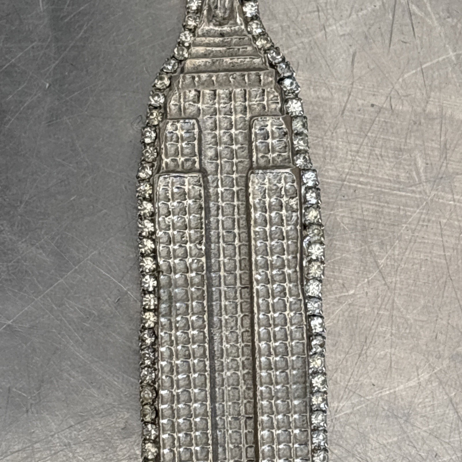 Marla Buck Empire State Building Brooch 80s Henri Bendel Statement Rare