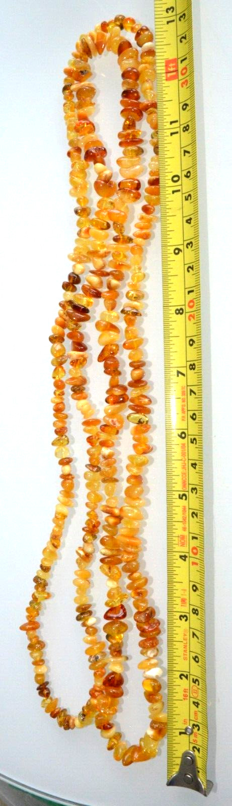 ✅135 cm=46gr RUSSIAN SOVIET BALTIC AMBER BEAD NECKLACE 琥珀 BRACELET STONE PENDANT