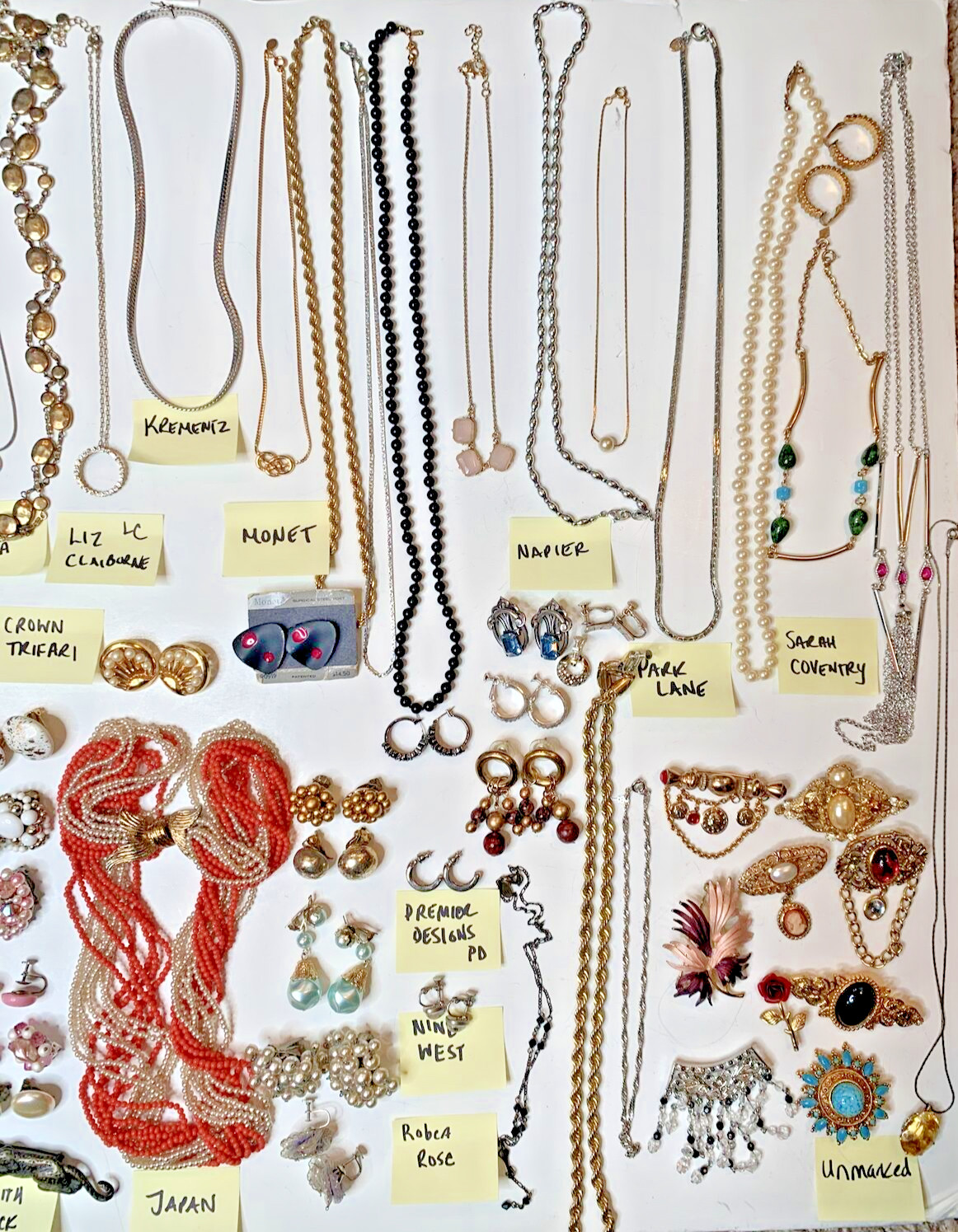 Vintage Costume Jewelry Lot Juliana Trifari Coro Monet 100+ Wearable Signed