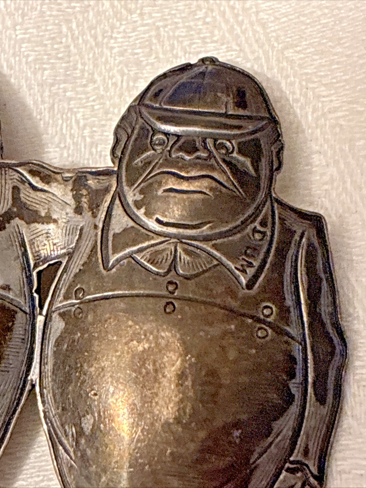 Vintage Kit Carson Sterling Brooch Tweedle Dee Tweedle Dum Disney?