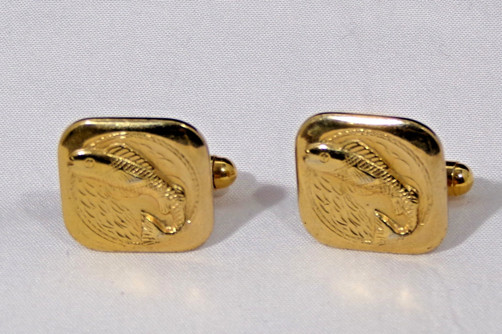 5 Vintage Jewelry CUFF LINKS Sets 1 Tie Clip Gold & Silver Tone NICE !