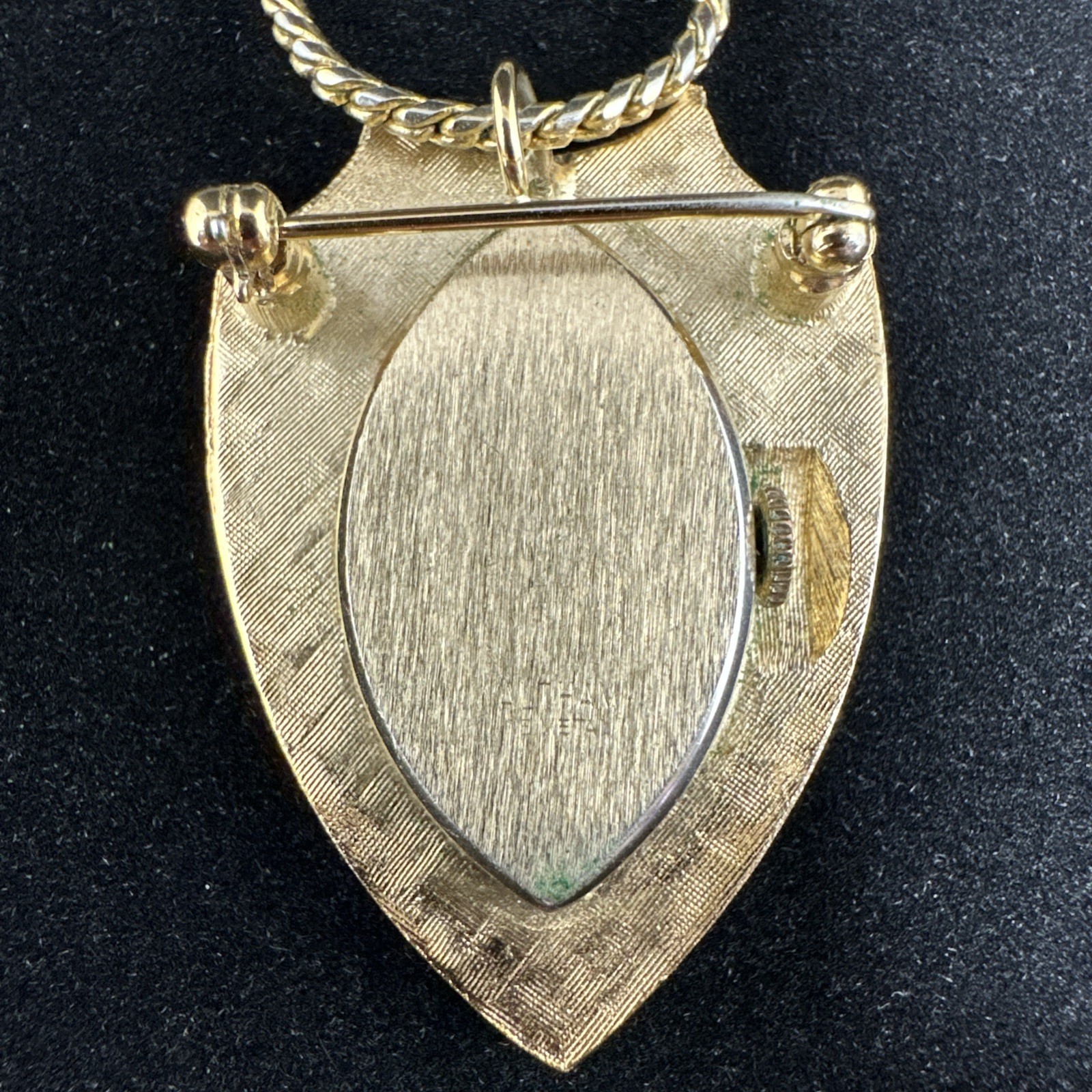 Vintage Waltham 17 Jewel manual wind Brooch necklace Watch original box working