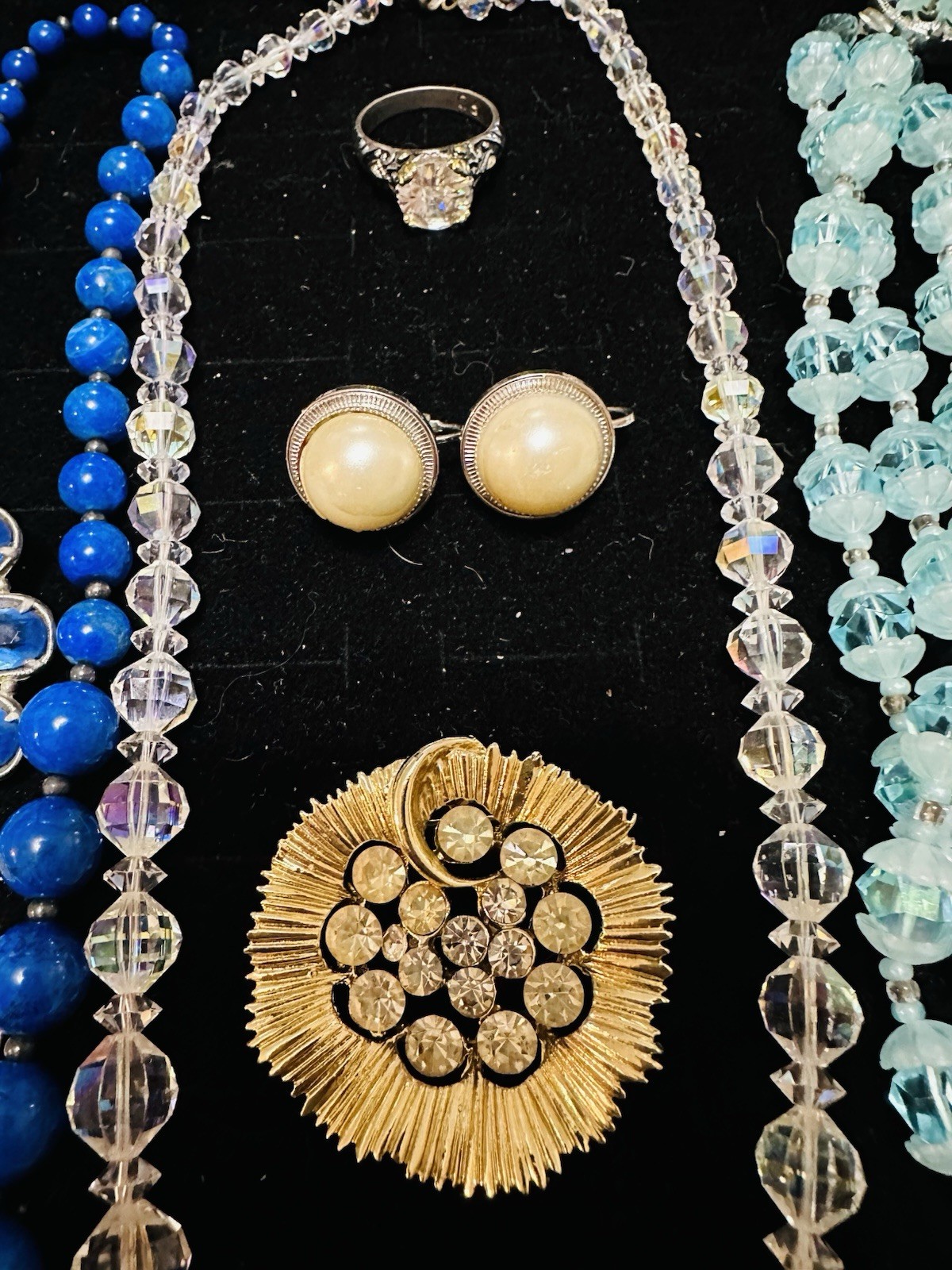 Vintage & Antique Lot Of 10 Costume Jewelry Some Signed