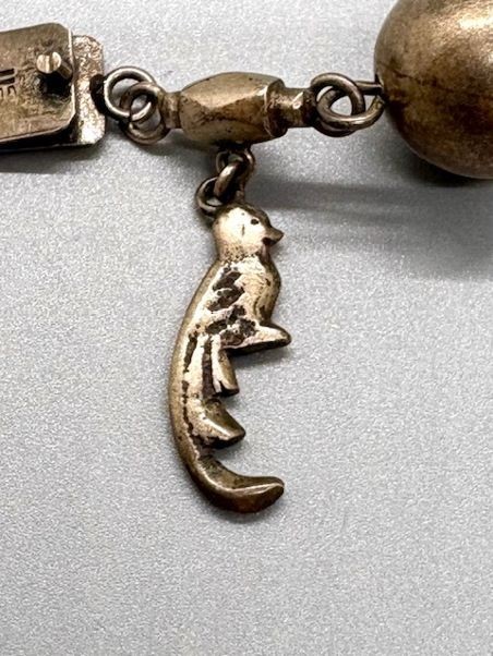 Vintage Guatemalan Charm Bracelet, marked 900 Silver