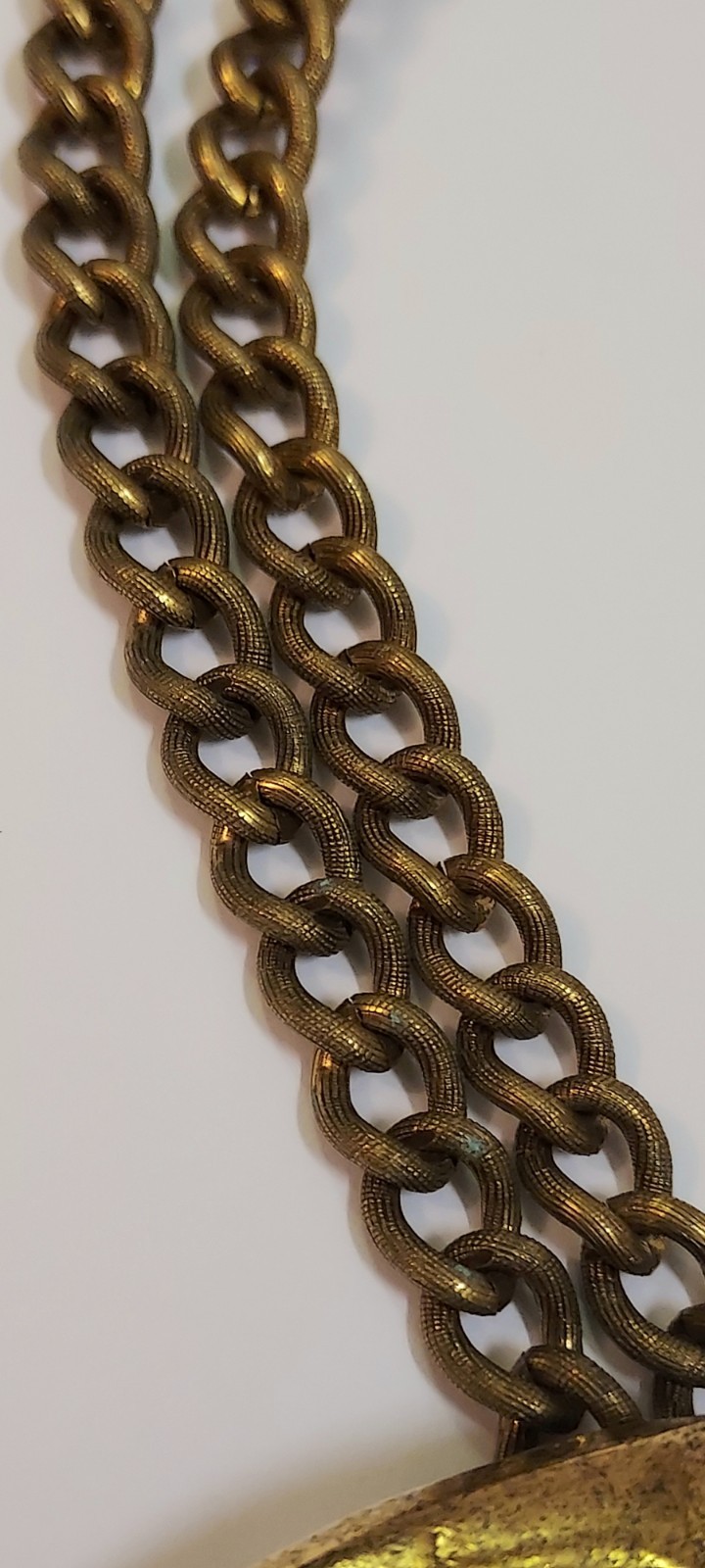 Vintage Alva Museum Replicas Necklace Celtic Knot Circle 70s Statement Gold Tone