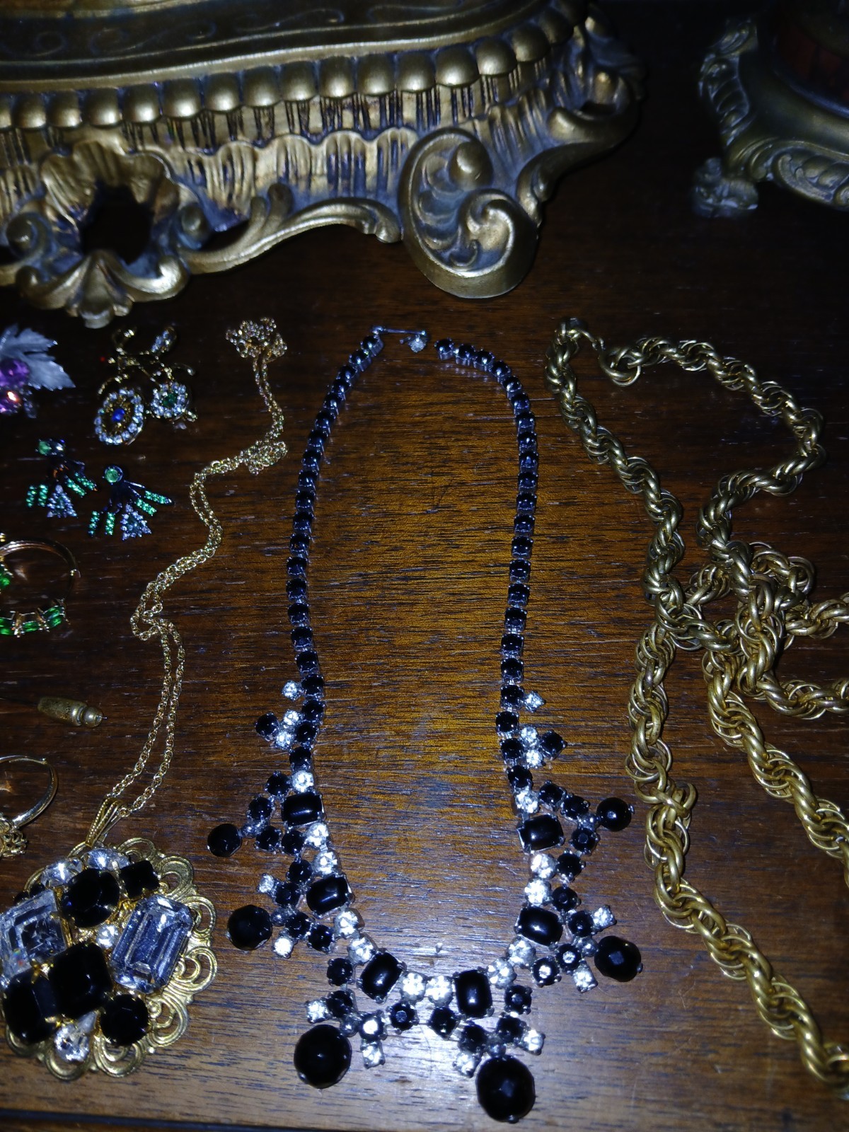 Vintage Rhinestone Jewelry Lot