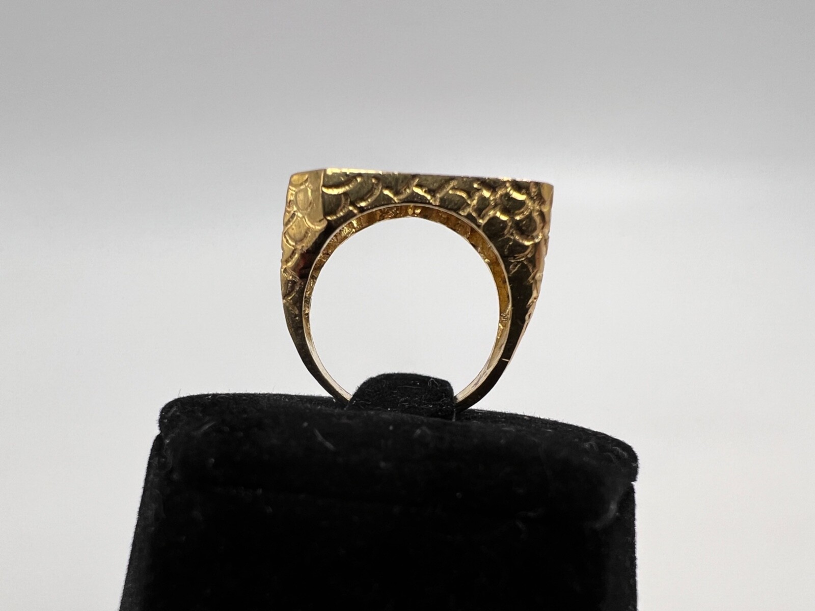 Vintage STEVE Brass Metal Ring Size 7 US