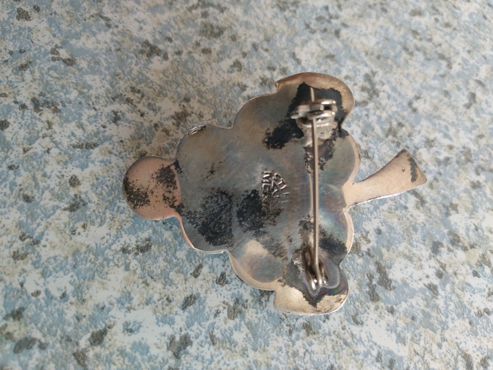 VTG Sterling Silver – MEXICO NSH Bunch of Grapes Puffy Brooch Pin – 6g