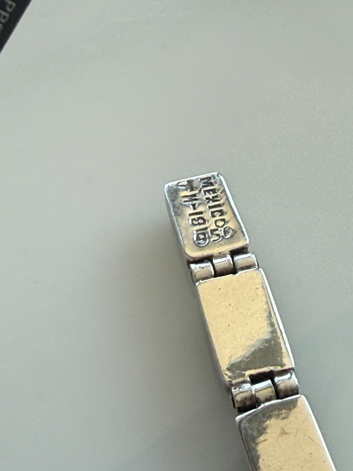 Vintage Taxco Mexico Sterling Silver 950 Black Onyx Tennis Bracelet TM-181 7.5″