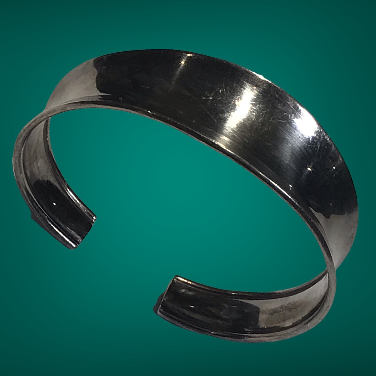 vintage sterling silvet cuff braceley Signed CD 7.5”