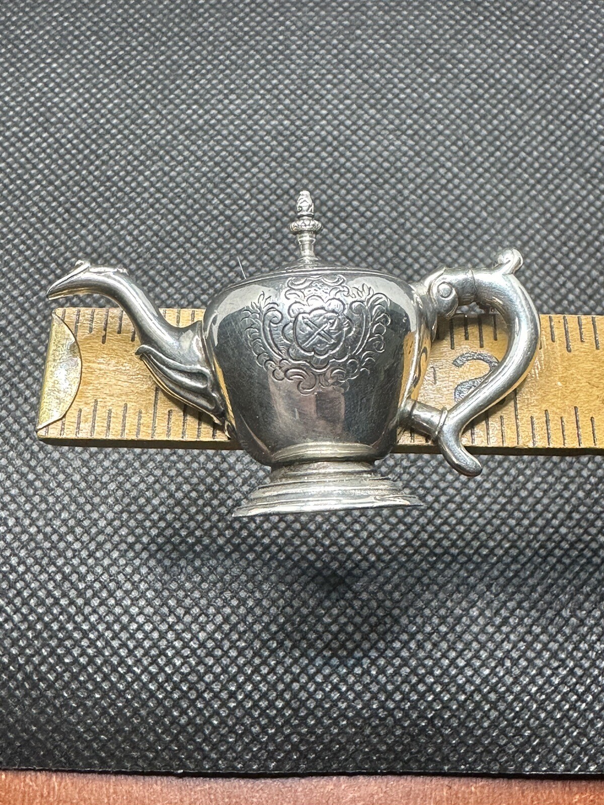 VINTAGE Sterling Silver Revere Teapot Pin Brooch