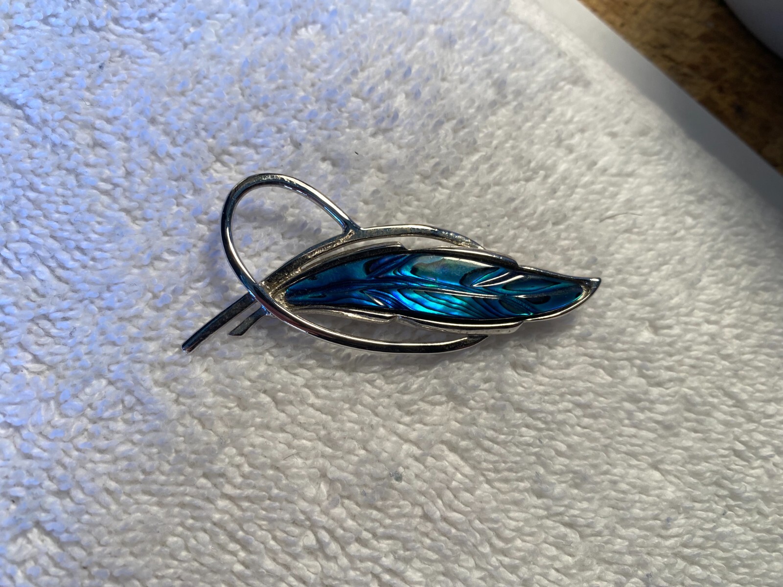 Vintage Ataahua Silver/Blue Pin/Brooch