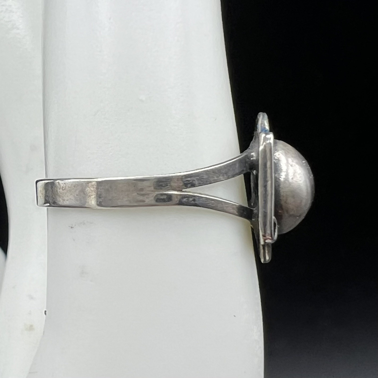 Vintage Ball Design 925 Sterling Silver Ring Child’s Size 4.25 Signed