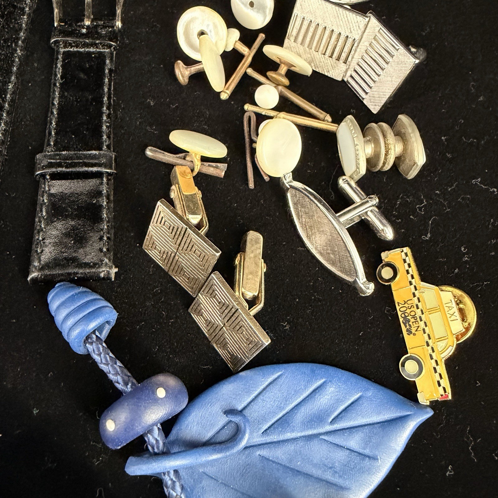 Vintage Jewelry Craft Repair Lot 14K Gold Silver Watches Cufflinks