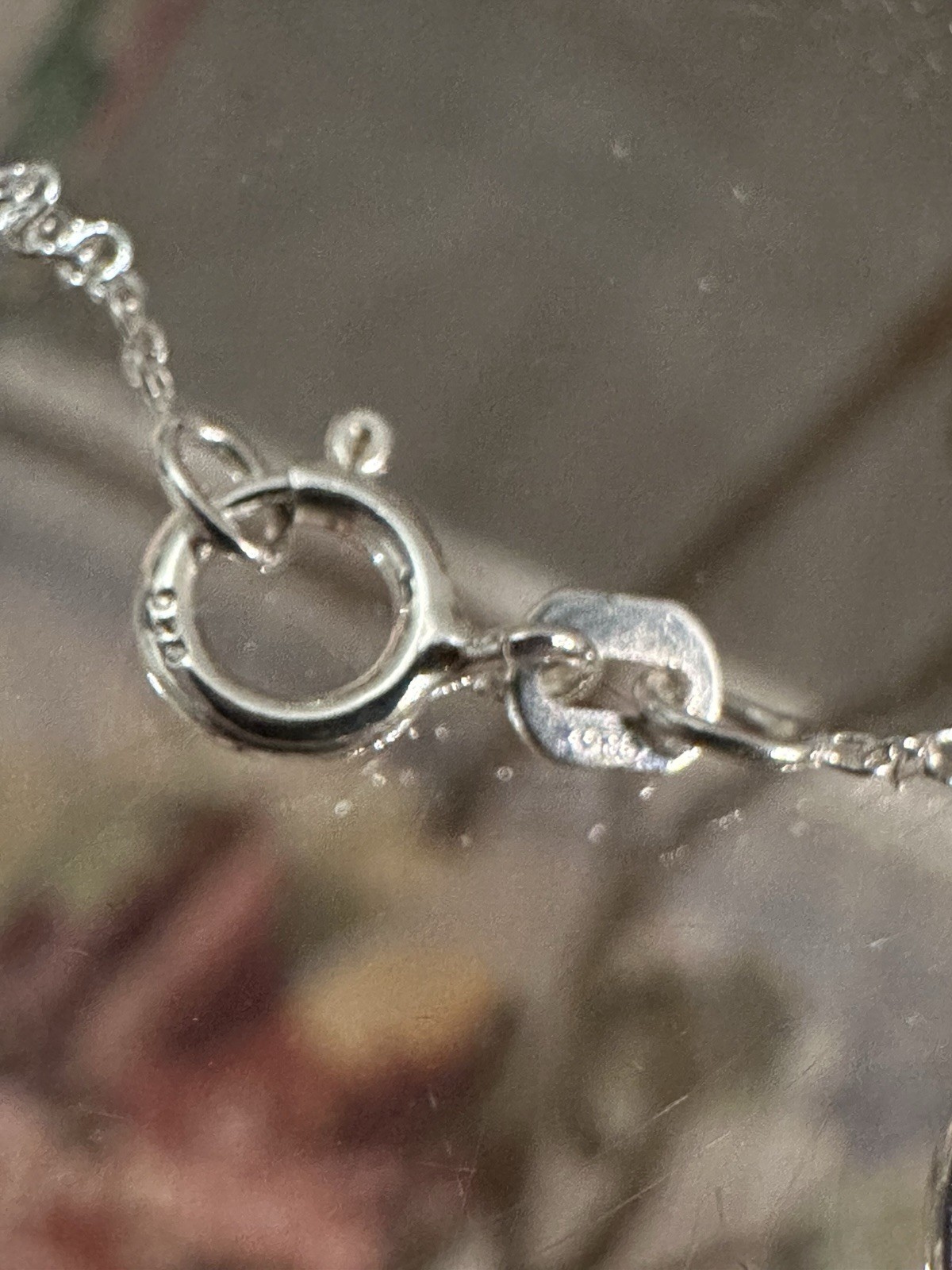 Vintage NIB Avon 925 Sterling Silver Blessed Guardian Heart Necklace 18” RJ
