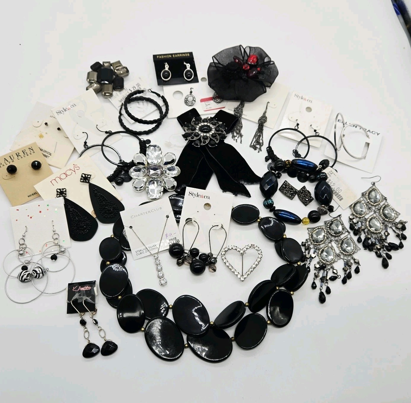 Designer Jewelry Lot Signed Unsigned 5 Pounds Over 71 Pieces Vintage Costume