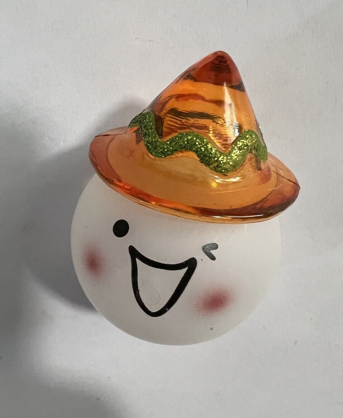 Color Change Lights Snowman Head Pin Brooch Approximately 2 “