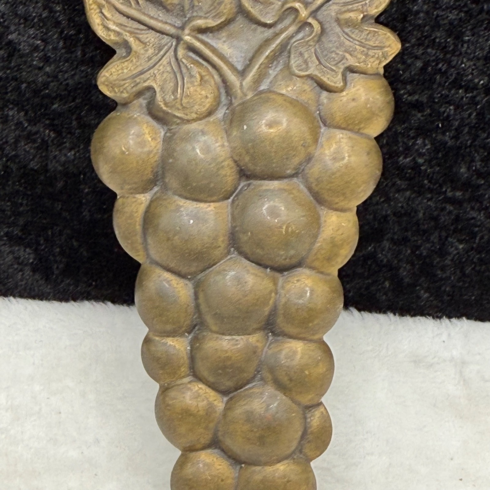 Vintage Brass Grape Cluster Brooch