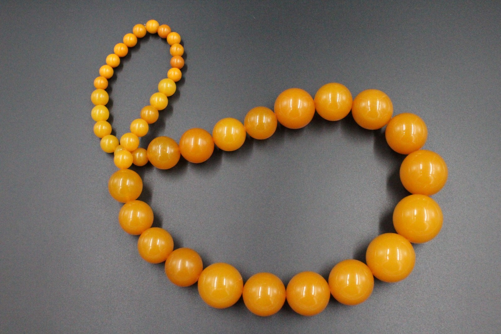 Authentic Baltic Amber Necklace Gift Ball Amber Yellow Necklace auction