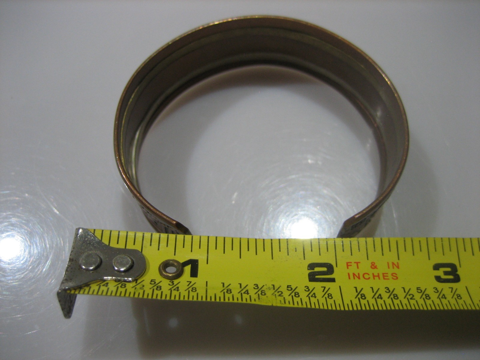 VINTAGE SOUTHWESTERN COPPER BRASS SILVER WIDE CUFF BRACELET