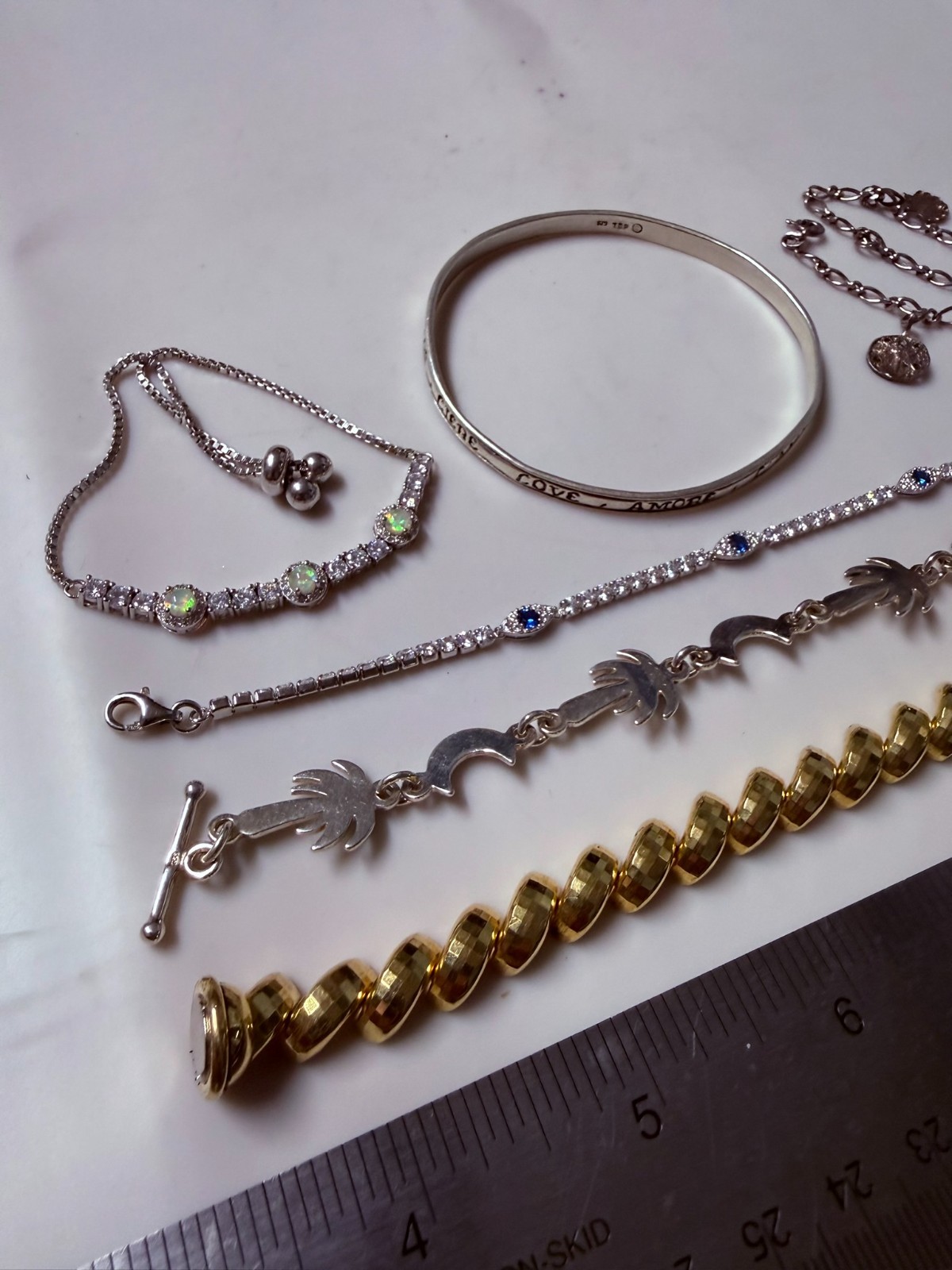Collection Lot Amazing Vintage and Modern Sterling Silver Bracelets #Decor – W10