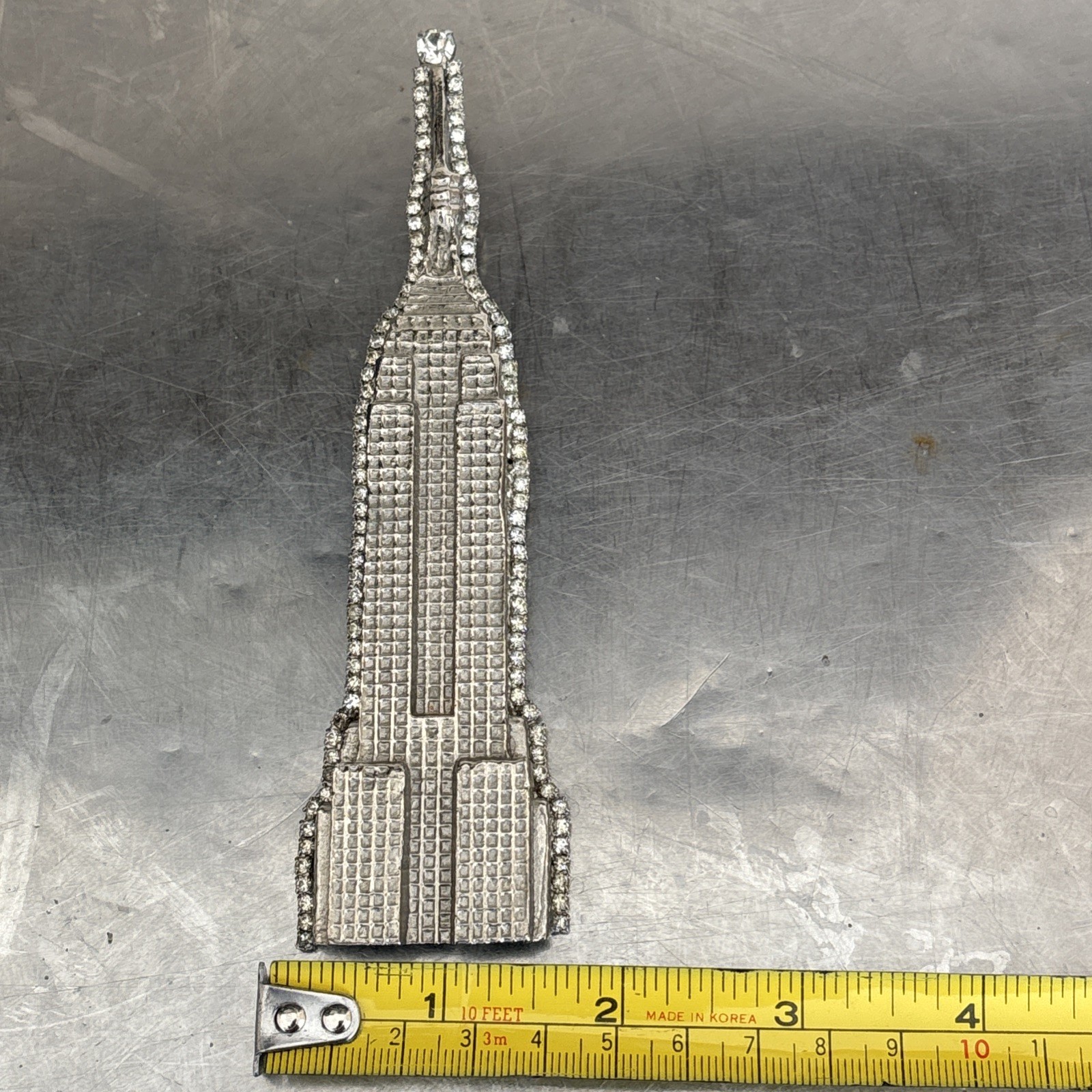 Marla Buck Empire State Building Brooch 80s Henri Bendel Statement Rare