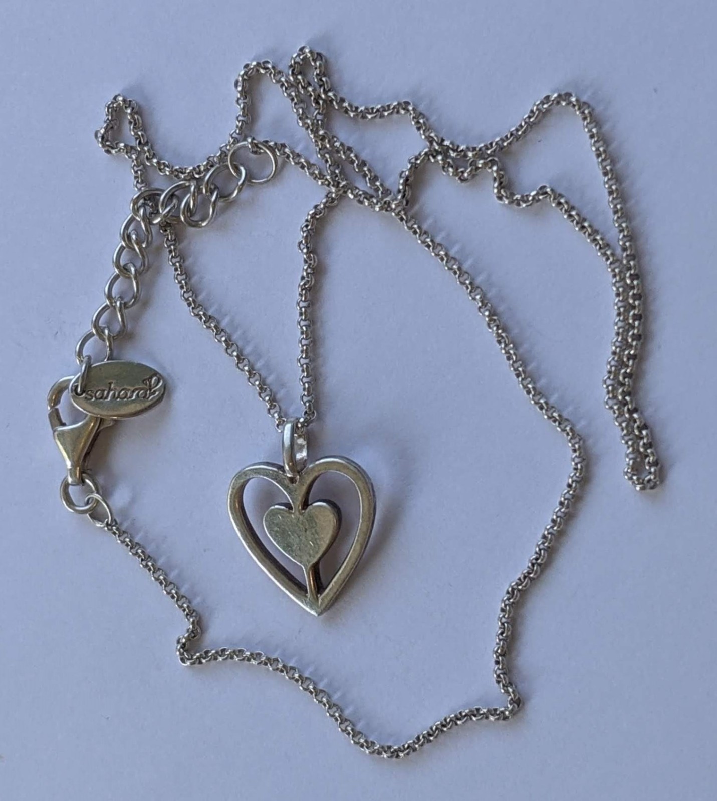 Vintage Necklace sterling silver 925. Сhain length 45 cm. Weight 5.85 g. Sahara.