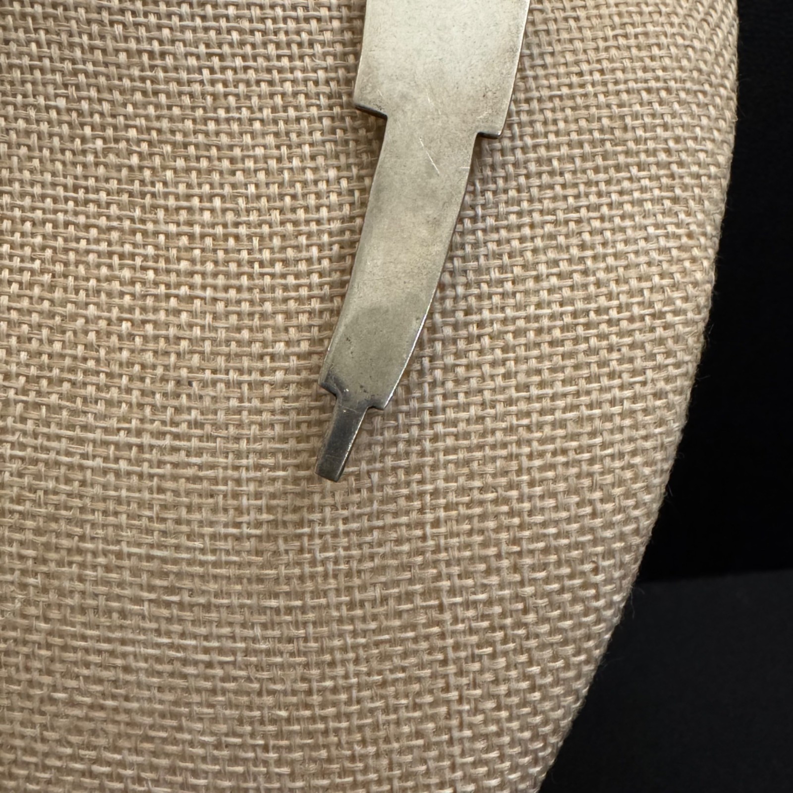 Vintage Sterling Silver & Brass Person w/ Hat Brooch Pin Handcrafted Design