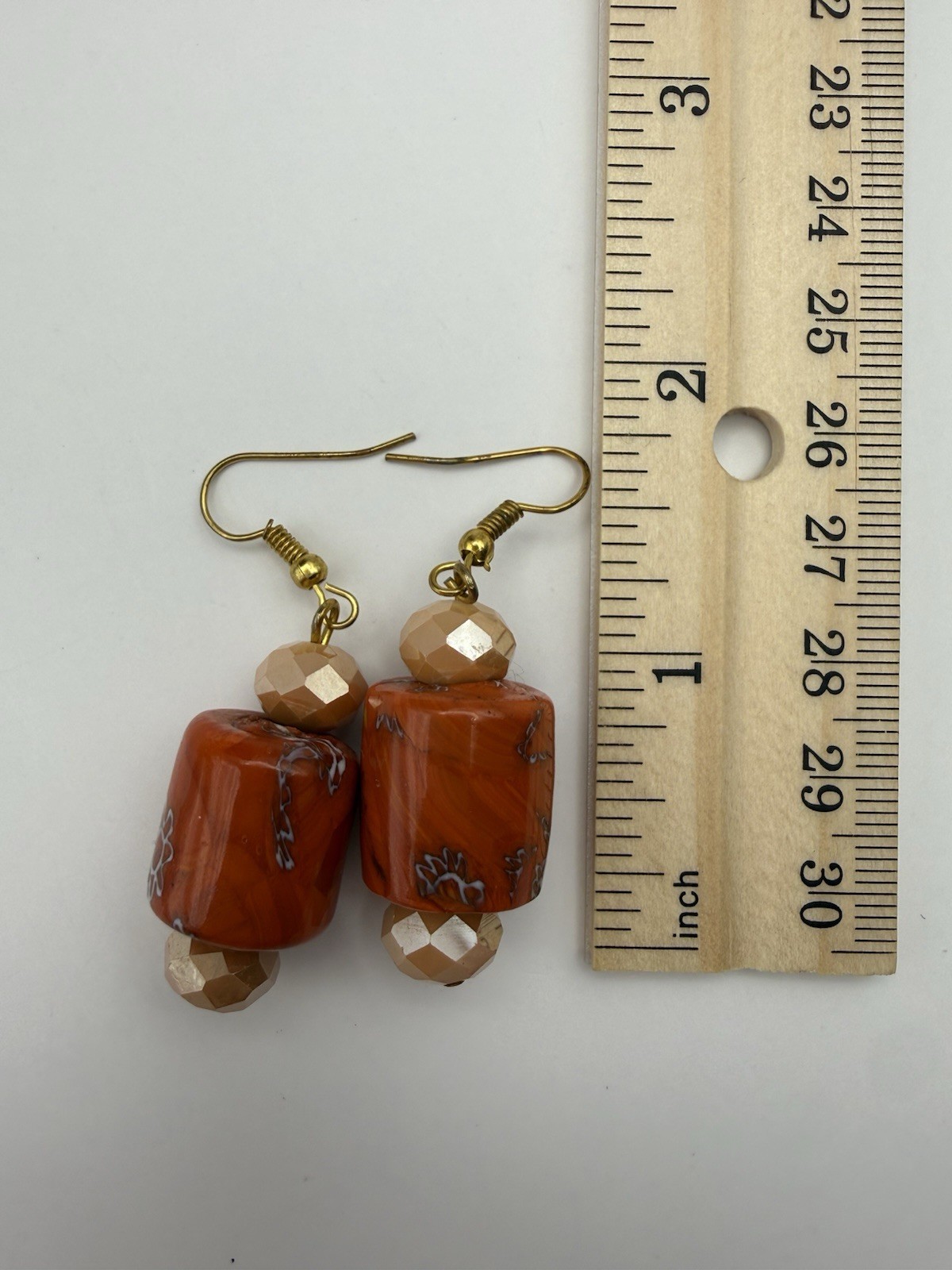 Vintage Chunky Statement Necklace Earrings Set Beads