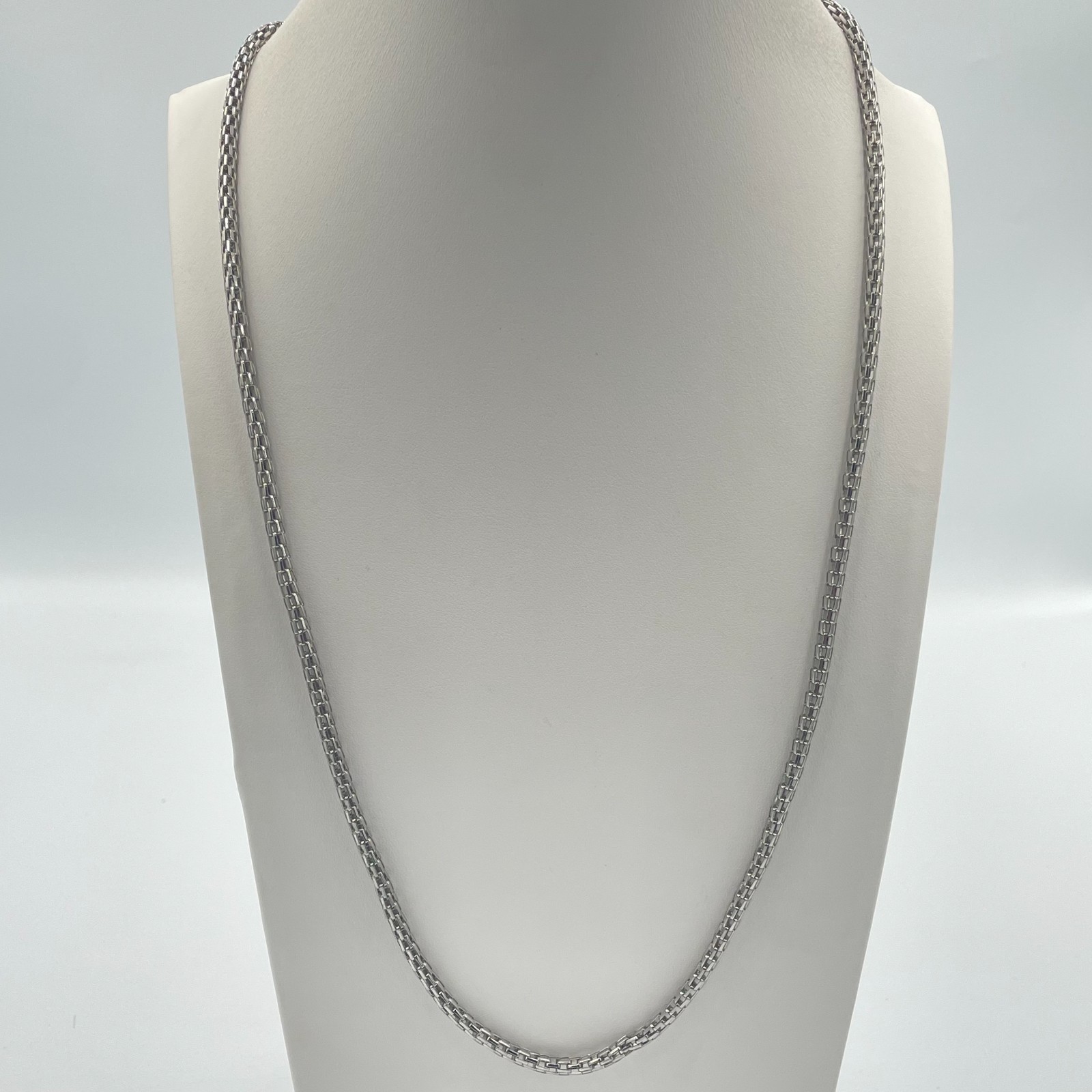 Vintage Y2K Stainless Steel Multi Strand Layered Chain Statement Necklace Retro