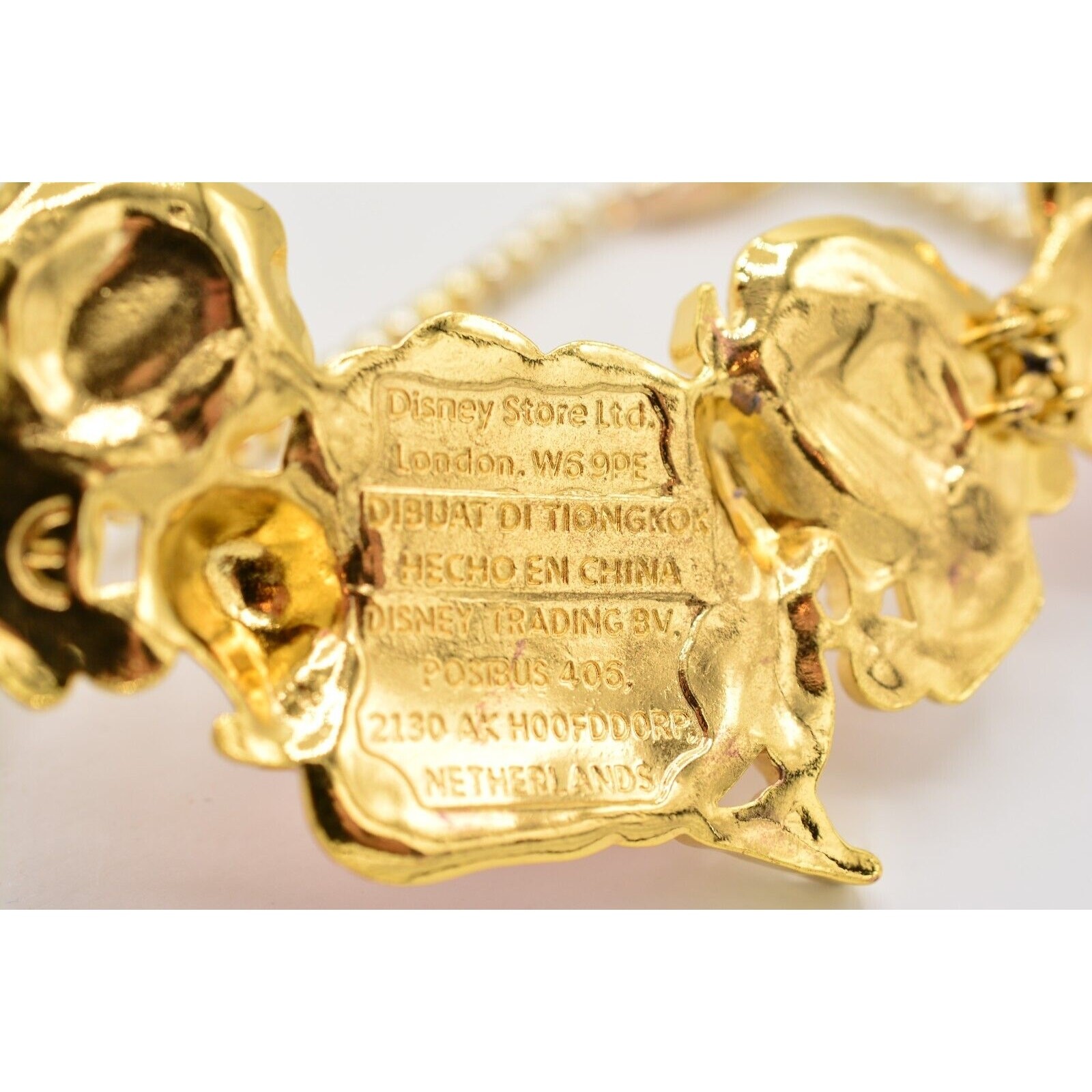 Disney Store London Necklace Princess Belle Beauty And The Beast Halloween Bin1D