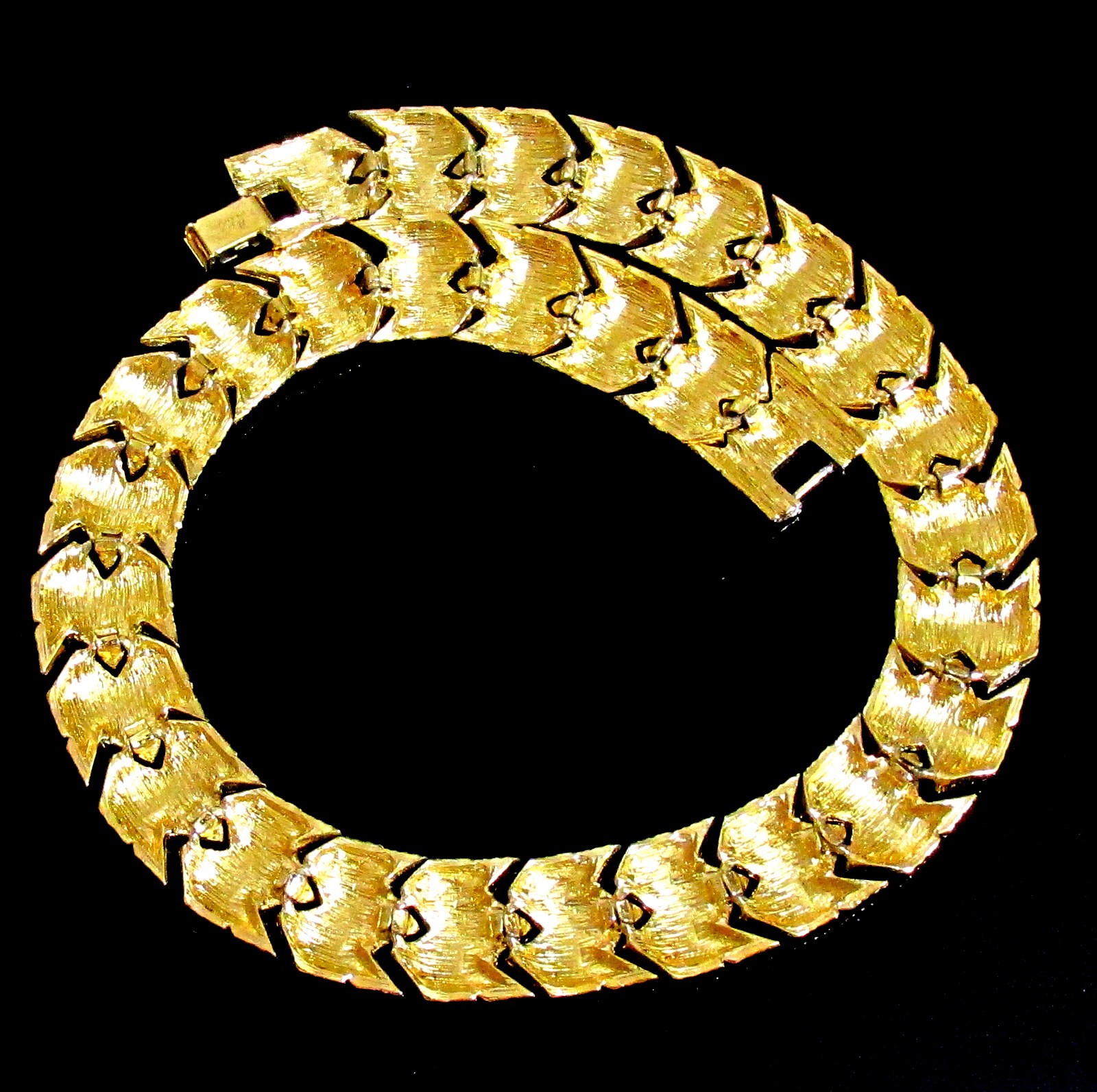 VTG NAPIER GP BRAIDED WOVEN CHAIN 16″ NECKLACE ELEGANT CLASSIC EXC