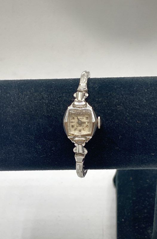 Vintage Elbon 10K RGP Bezel 17 Jewels Manual Wind Ladies Dress Watch