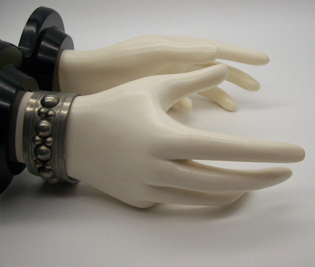 Vintage E Christophersen Brutalist Bracelet, Norway, Signed