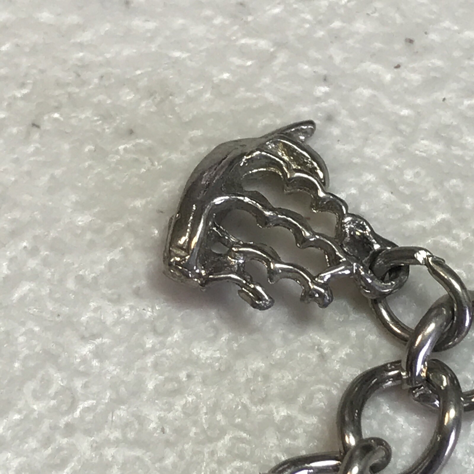 Vintage Charm Bracelet Silver Tone 6.25″ 1960’s Liberty Paul Revere Cannon