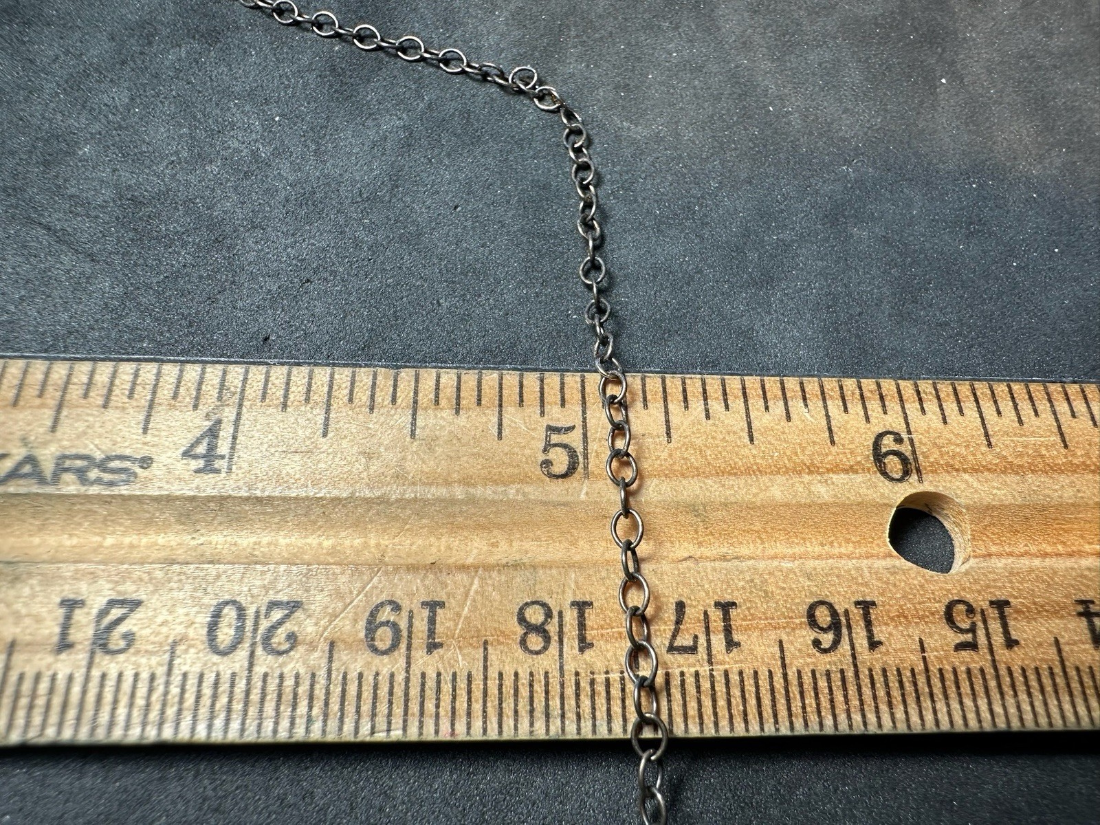 8.10g Vintage Sterling Silver 925 Heart Necklace One Day Closer M 17.5 in