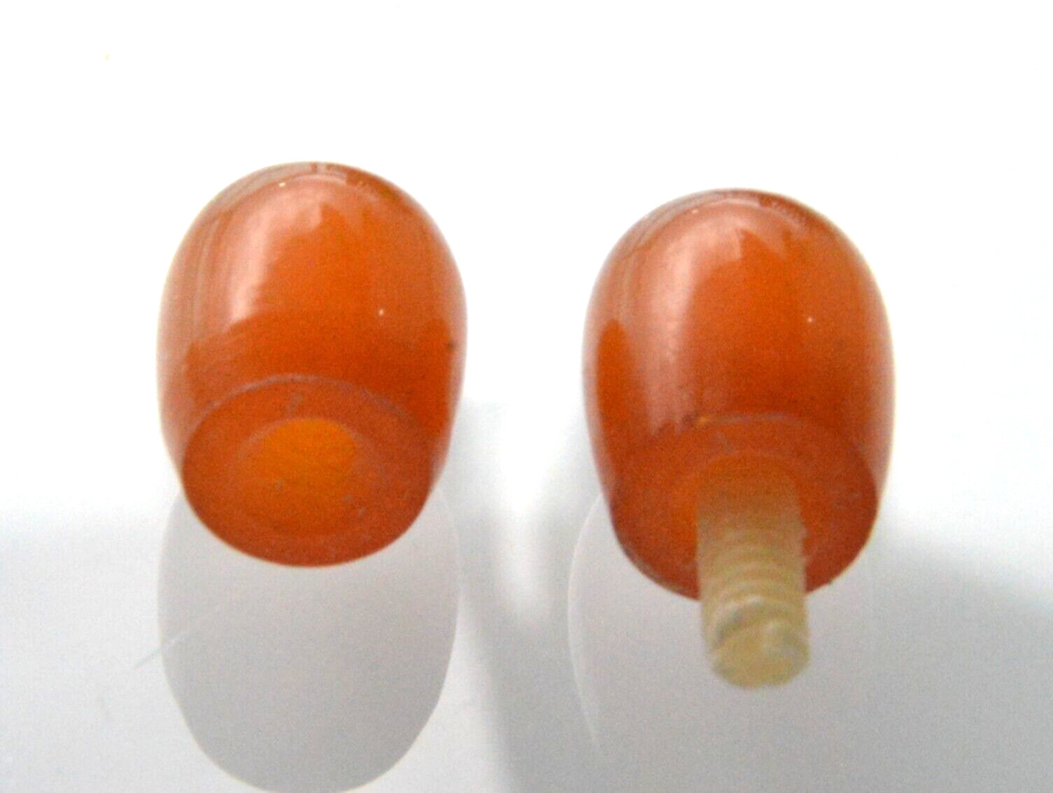 ✅1970 RUSSIAN SOVIET BALTIC AMBER TWIST CLASP NECKLACE 老琥珀 BRASLET PENDANT SCREW
