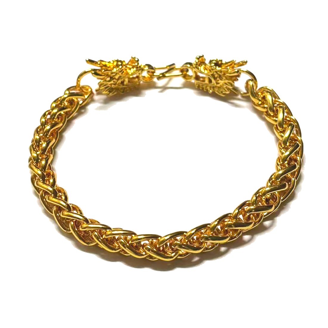 Dragon Vintage Gold-plated (NOT SURE) Bracelet Chain, 26.0 gram, 8.5 inch