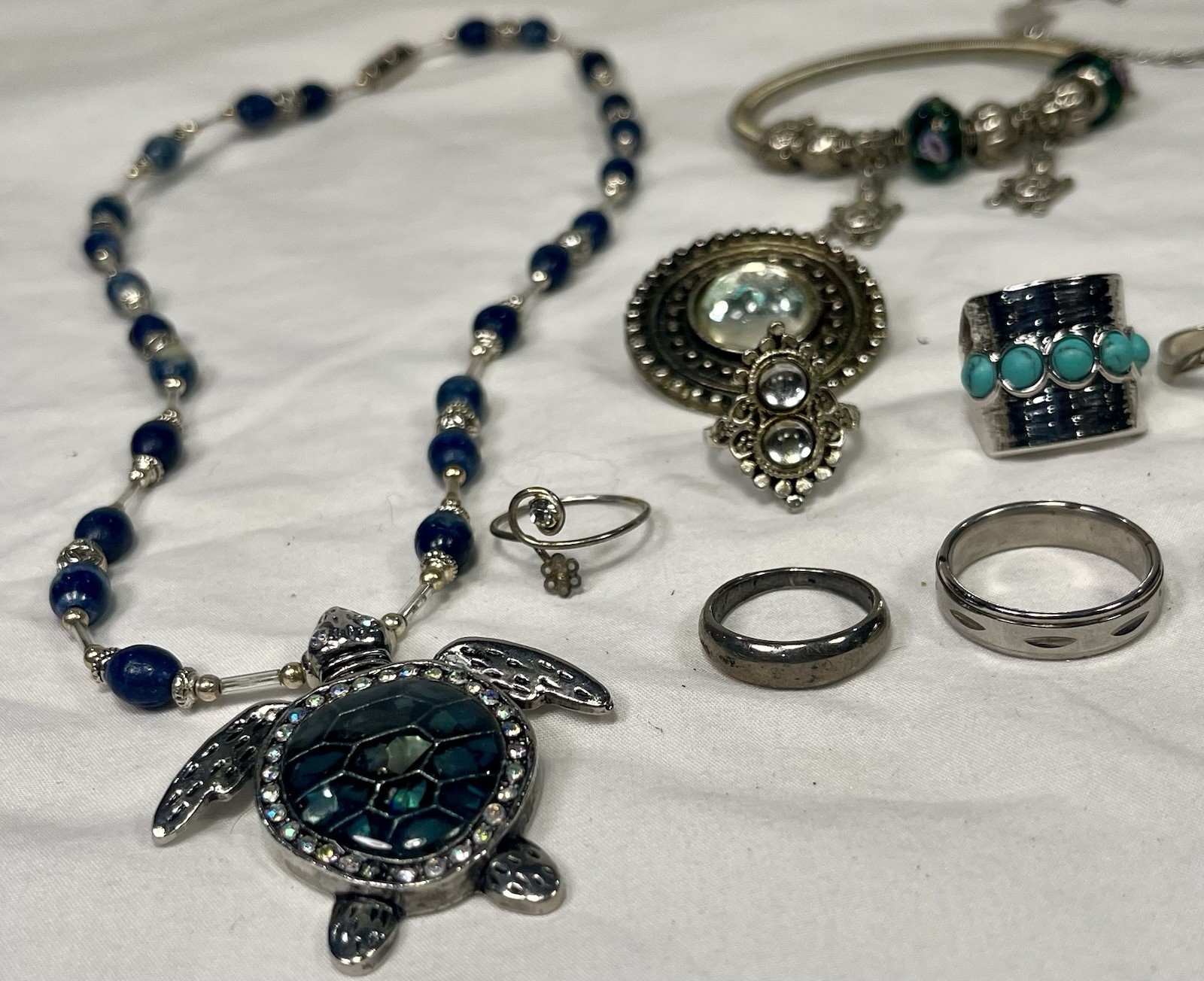 Vintage Costume Jewelry Mixed Loose Lot (Monet, Lia Sophia, etc.)