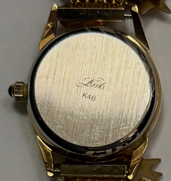 VINTAGE KIRK’S FOLLY CELESTIAL MOON STARS CHARM BRACELET WATCH COMPASS HOURGLASS