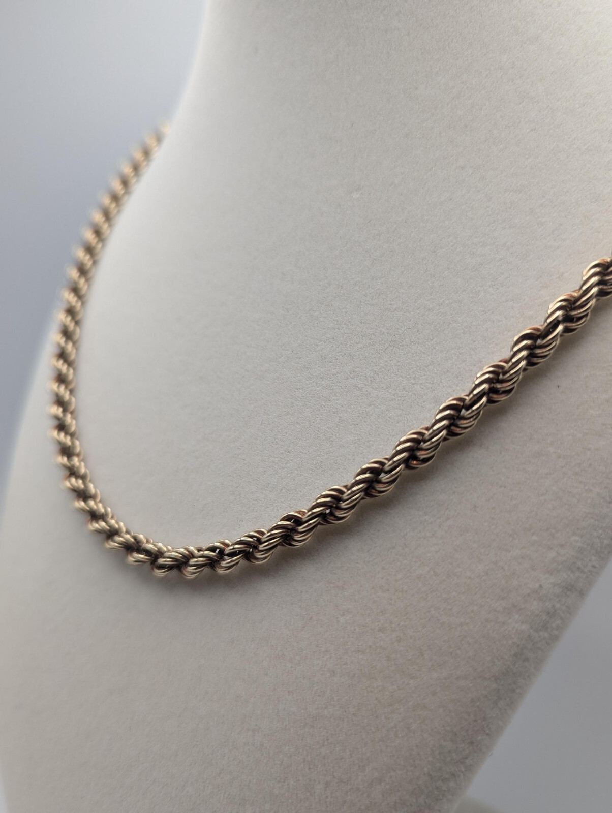 Heavy 10k Solid Gold 13gr 5mm Specialty Rope Chain 21″ Necklace