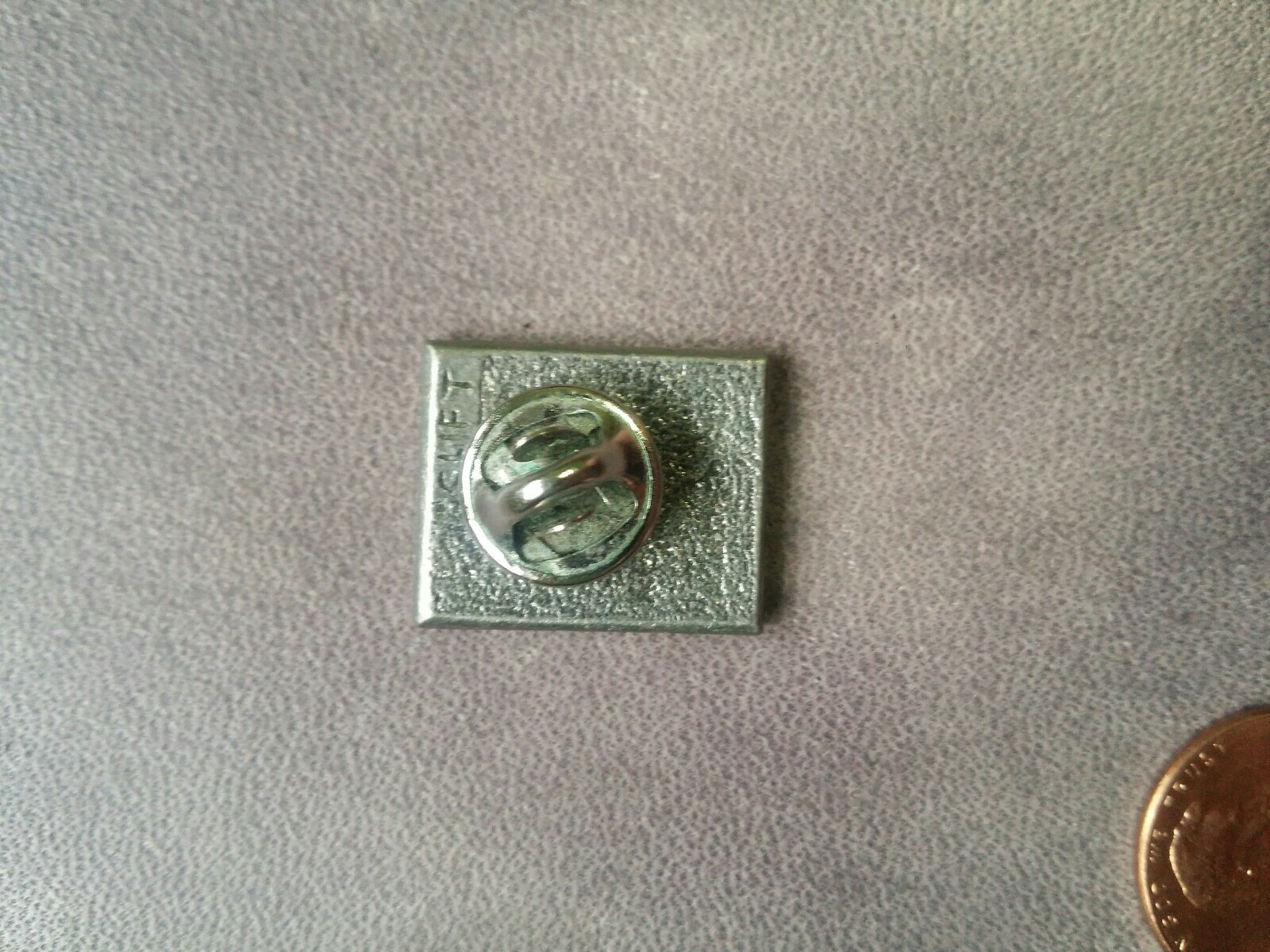 Vintage Clift Pewter Conductor Orchestra Band Brooch Pin Signed